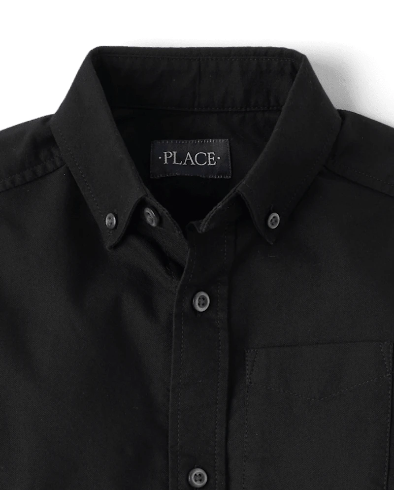 Kids Uniform Oxford Button Down Shirt