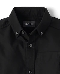 Kids Uniform Oxford Button Down Shirt