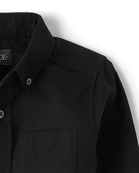 Kids Uniform Oxford Button Down Shirt