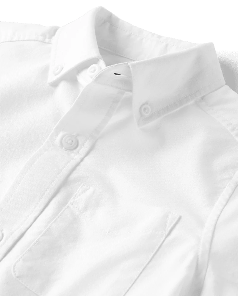 Kids Uniform Oxford Button Down Shirt