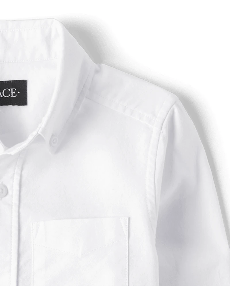 Kids Uniform Oxford Button Down Shirt