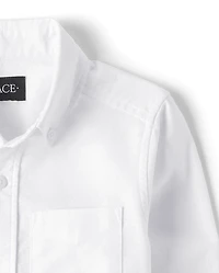 Kids Uniform Oxford Button Down Shirt