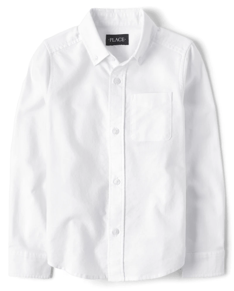 Kids Uniform Oxford Button Down Shirt