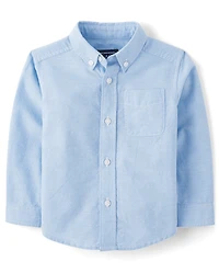 Baby And Toddler Uniform Oxford Button Down Shirt