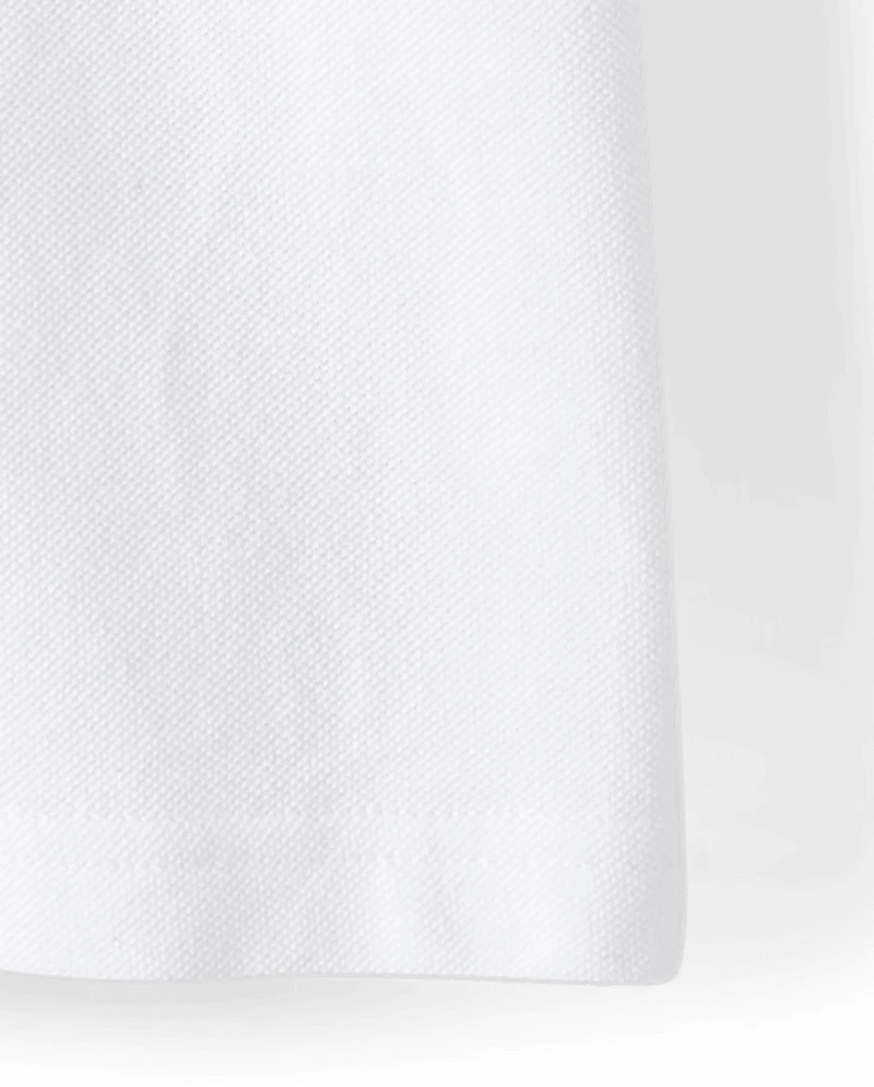 Polo en piqué d'uniforme pour bébés et tout-petits garçons