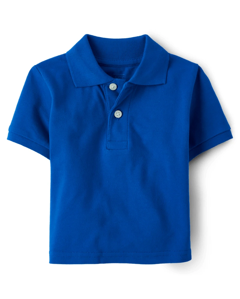 Baby And Toddler Uniform Soft Pique Polo