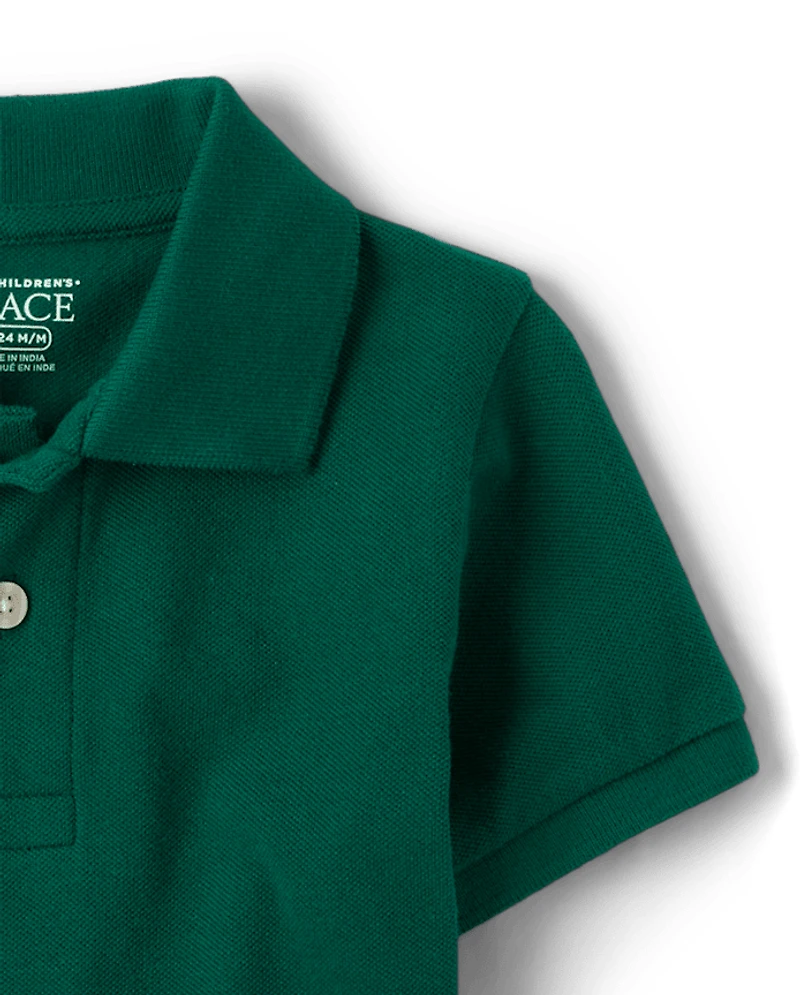 Baby And Toddler Uniform Soft Pique Polo
