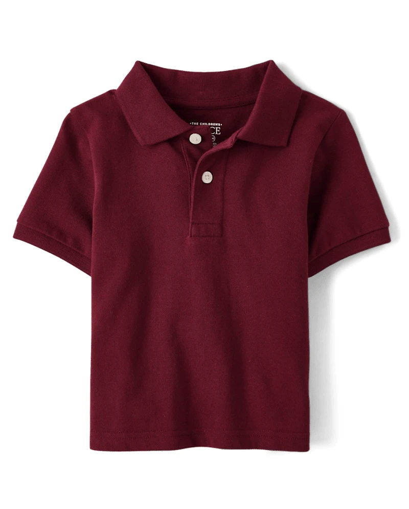 Baby And Toddler Uniform Soft Pique Polo