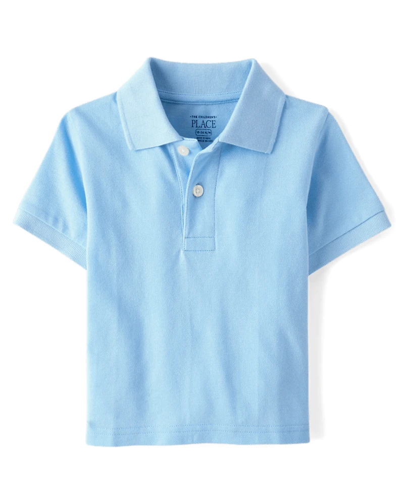 Baby And Toddler Uniform Soft Pique Polo