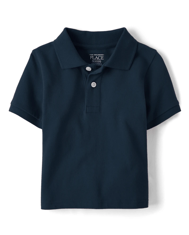 Baby And Toddler Uniform Soft Pique Polo
