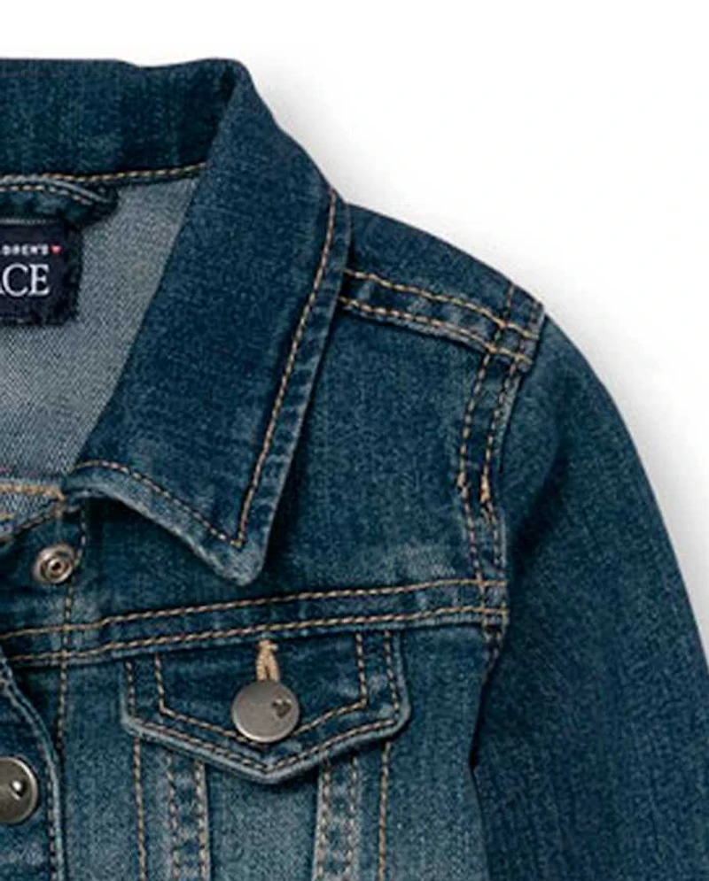 Baby And Toddler Girls Denim Jacket