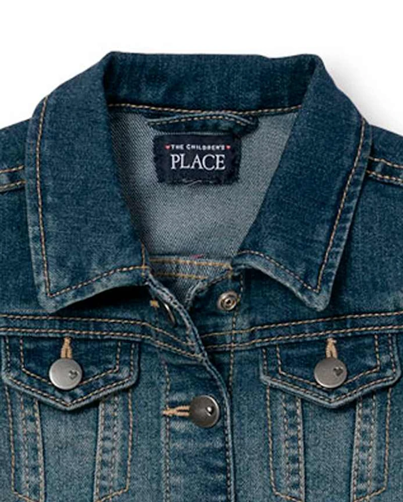 Baby And Toddler Girls Denim Jacket