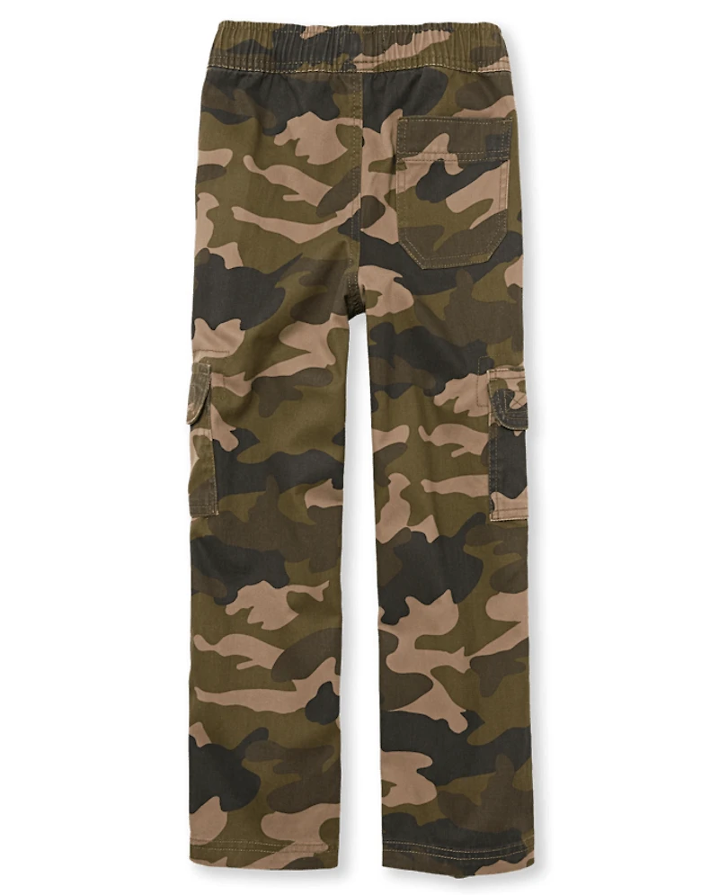 Boys Pull On Cargo Pants