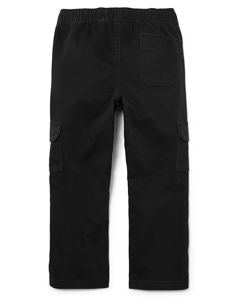 Boys Pull On Cargo Pants - Husky