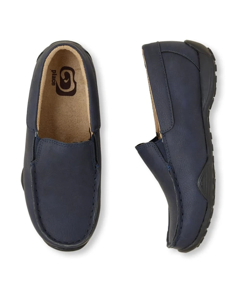 Boys Slip On Dress Shoes