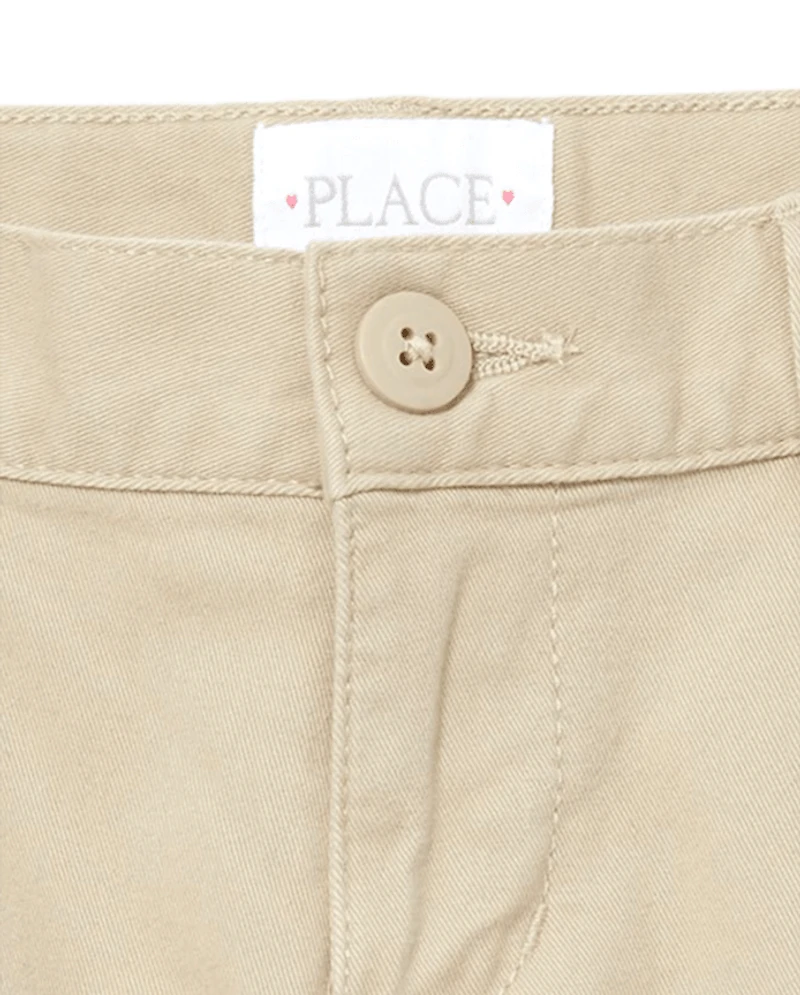 Girls Uniform Stretch Chino Shorts