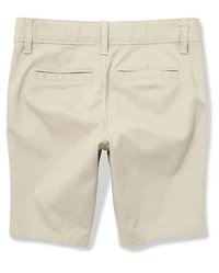 Girls Uniform Stretch Chino Shorts