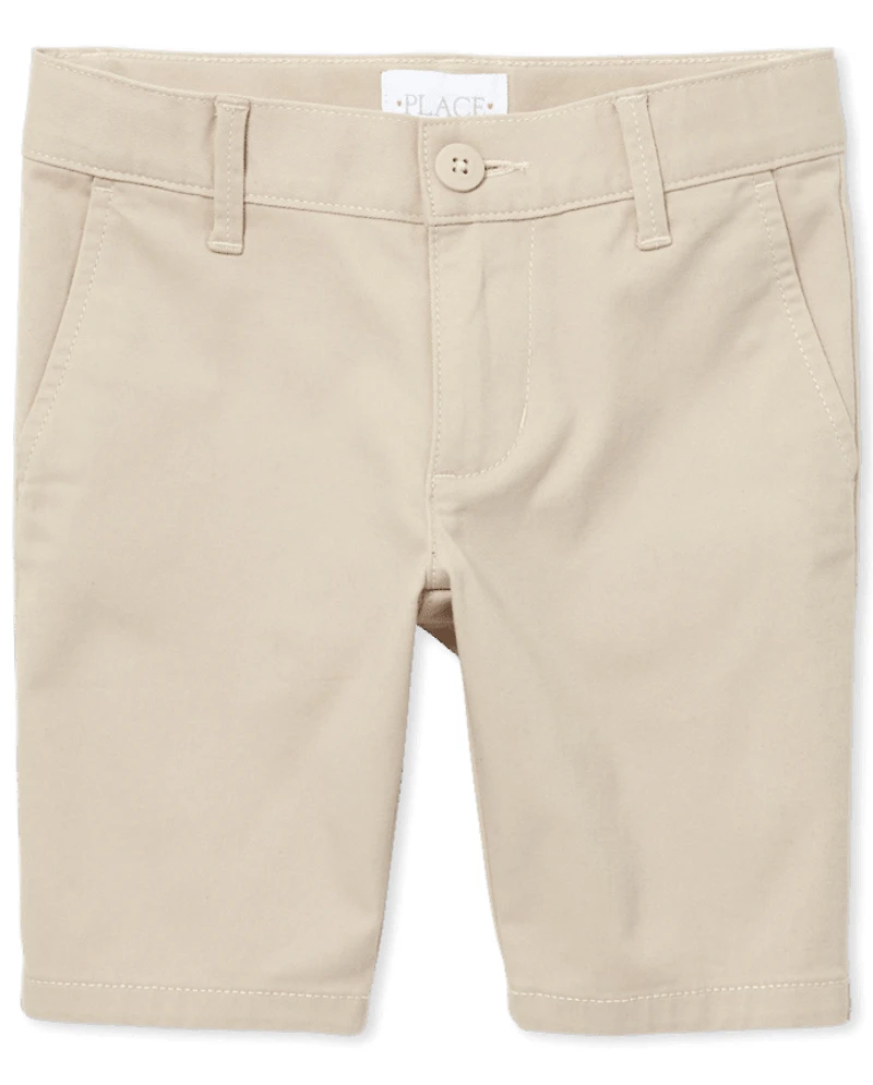 Girls Uniform Stretch Chino Shorts
