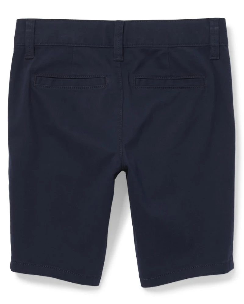 Short chino d'uniforme pour filles