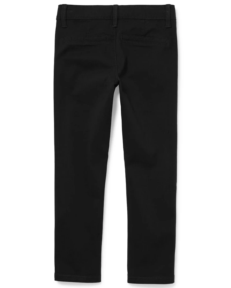 Pantalon chino bootcut uniforme pour fille