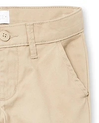 Girls Uniform Stretch Bootcut Chino Pants