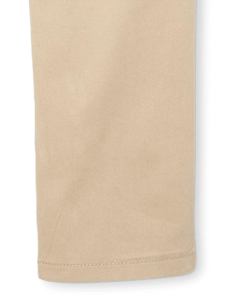 Girls Uniform Stretch Bootcut Chino Pants