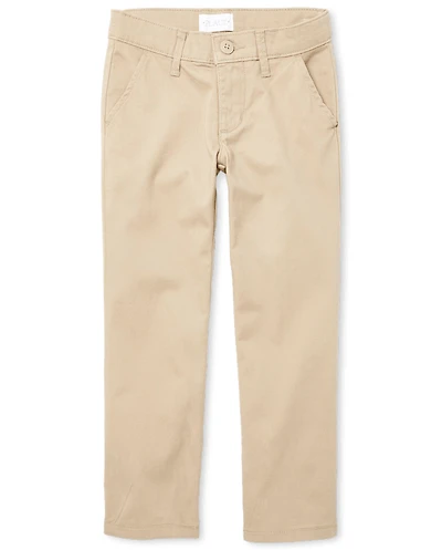 Girls Uniform Stretch Bootcut Chino Pants