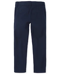 Girls Uniform Stretch Bootcut Chino Pants