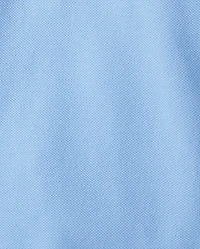 Polo d'uniforme en piqué à volants pour toute-petite fille