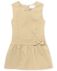 Toddler Girls Uniform Bow Jumper