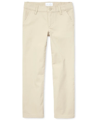 Pantalon chino bootcut extensible pour fille - Taille Plus