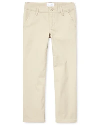 Pantalon chino bootcut extensible pour fille - Taille Plus