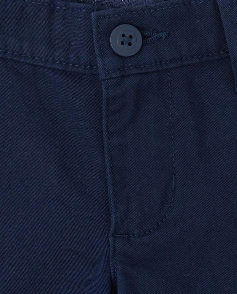 Girls Uniform Stretch Skinny Chino Pants - Plus