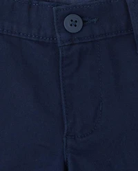 Girls Uniform Stretch Skinny Chino Pants - Plus