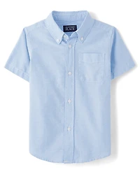 Chemise boutonnée Oxford d'uniforme pour garçon