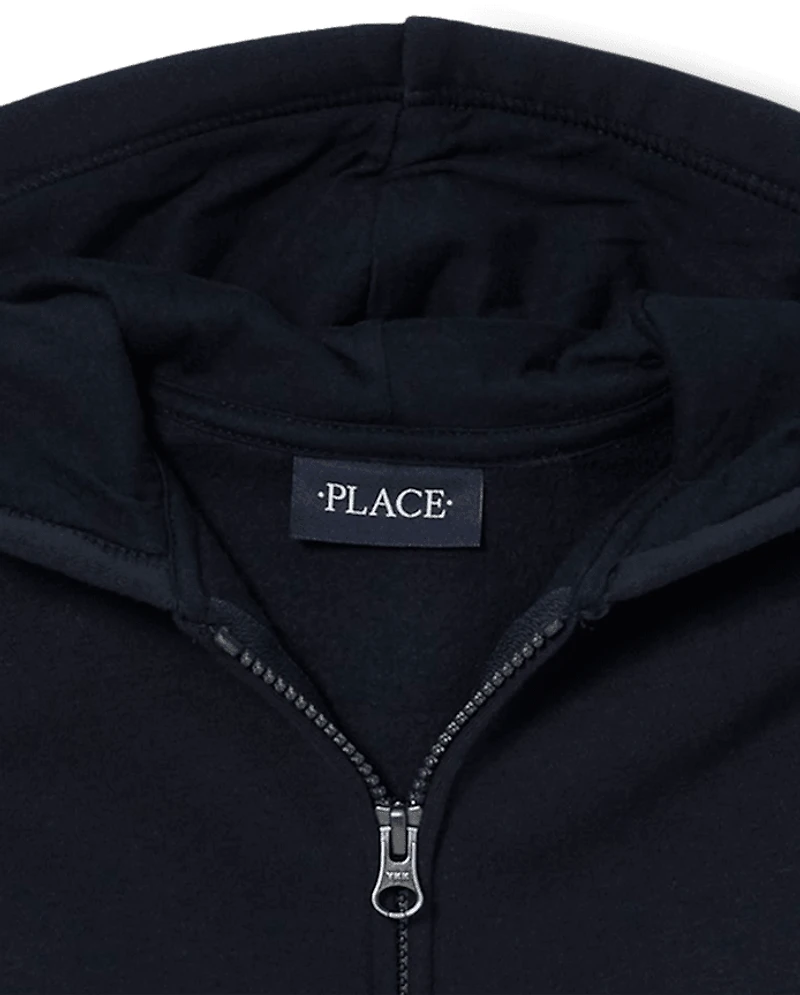 Kids Fleece Zip Up Hoodie