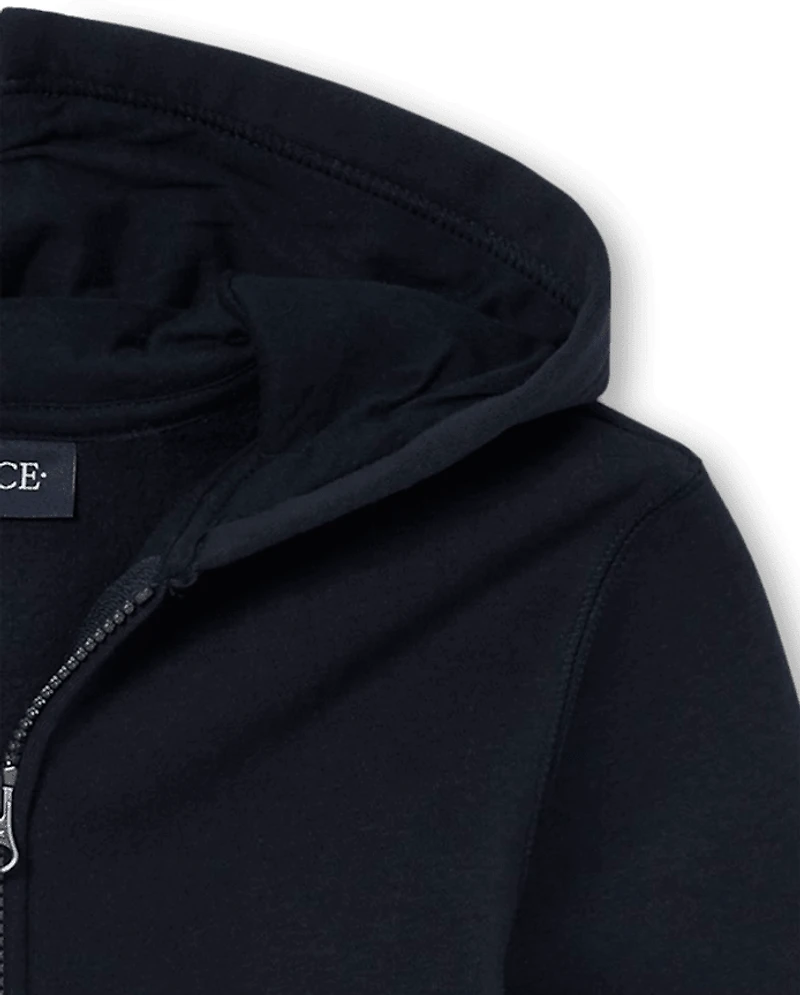 Boys Fleece Zip Up Hoodie