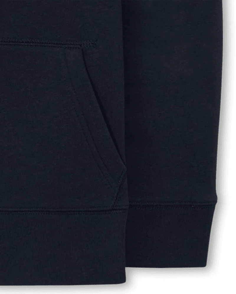 Boys Fleece Zip Up Hoodie