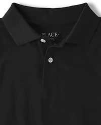 Polo piqué doux pour uniforme enfants