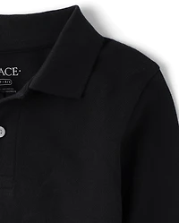 Polo en piqué doux pour uniforme d'enfant