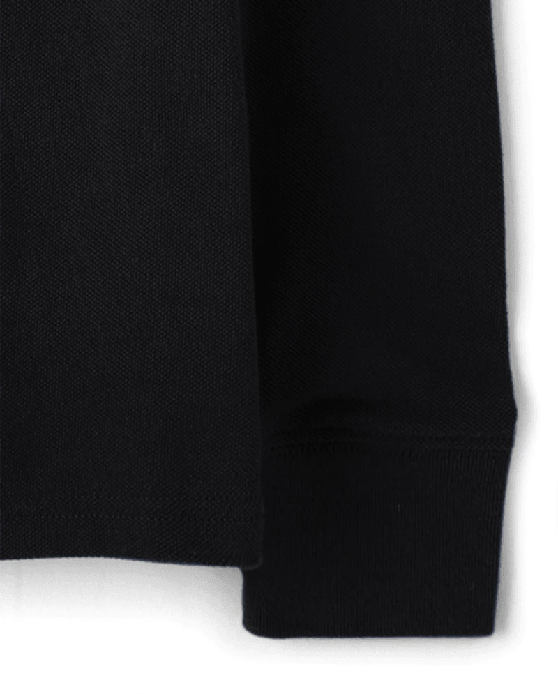 Polo en piqué doux pour uniforme d'enfant