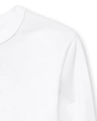 T-shirt à superposition de base uniforme pour garçon