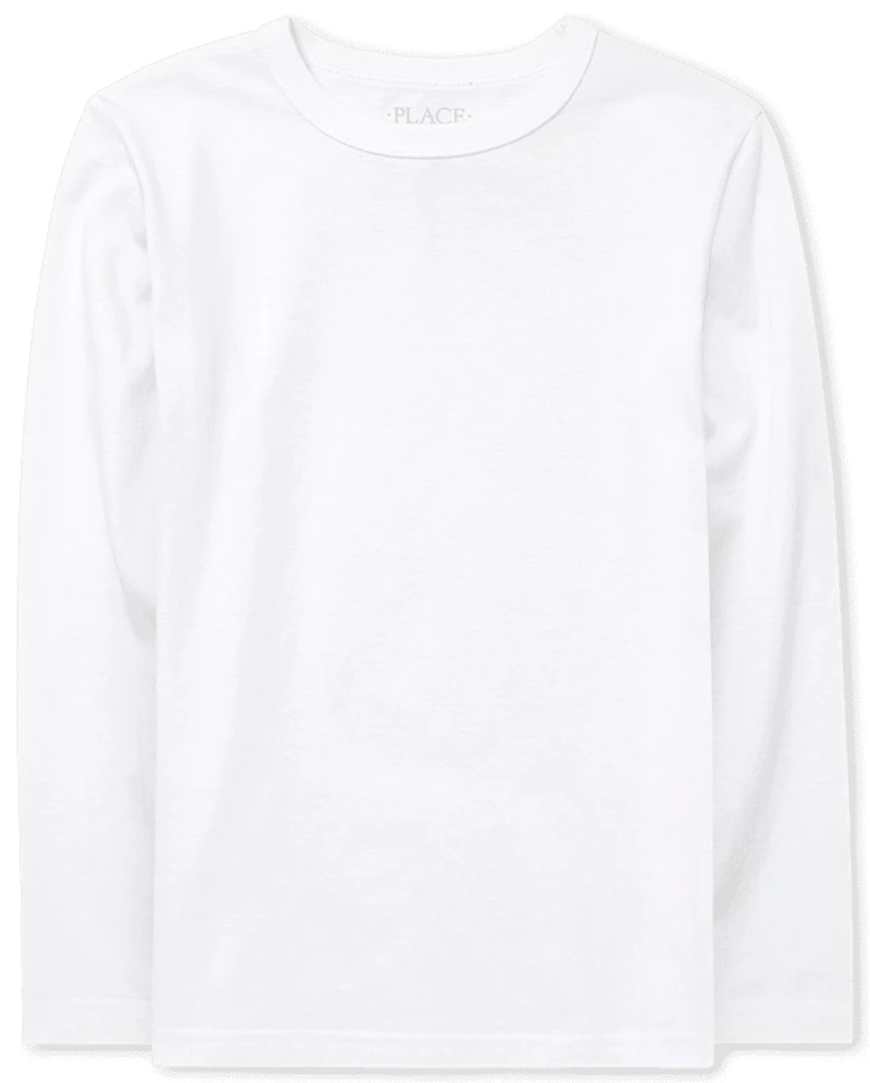 T-shirt à superposition de base uniforme pour garçon