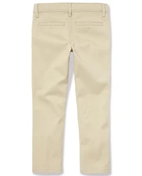 Girls Uniform Stretch Skinny Chino Pants