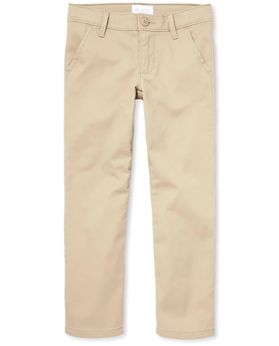 Girls Uniform Stretch Skinny Chino Pants