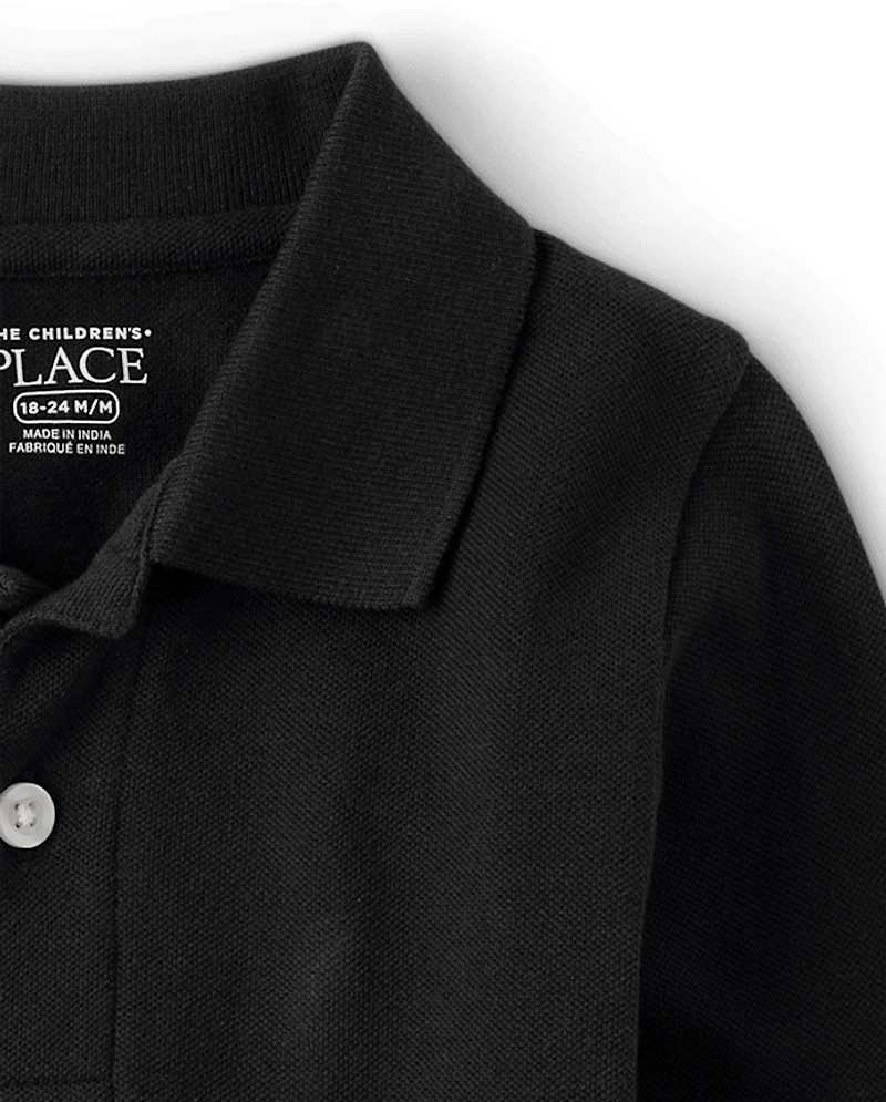 Polo piqué doux pour bébé et tout-petit