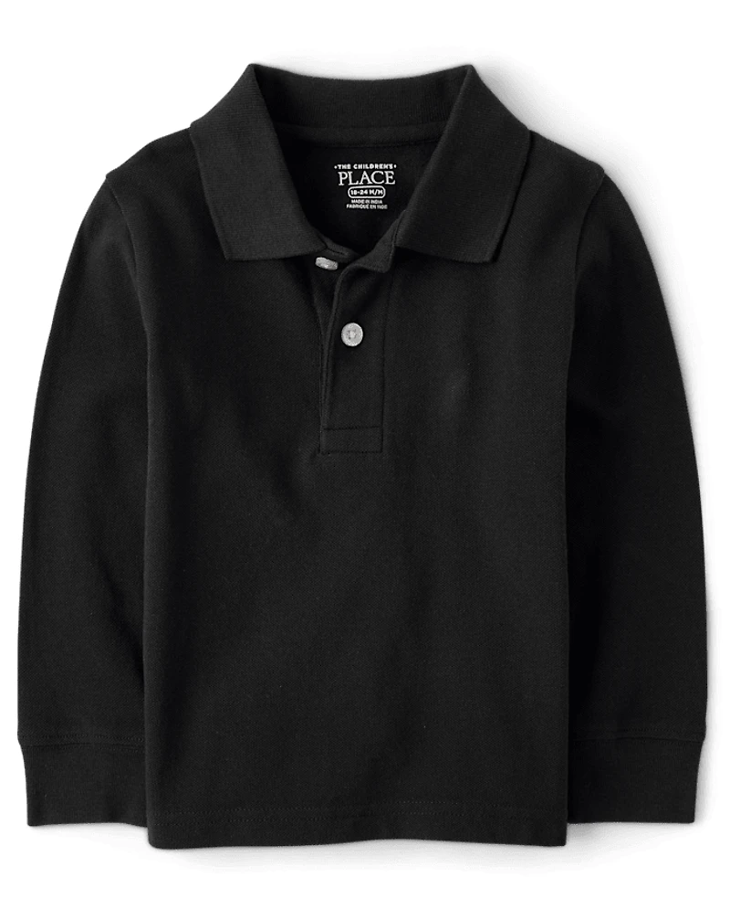 Polo piqué doux pour bébé et tout-petit