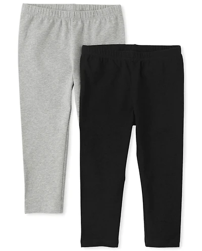 Girls Capri Leggings 2-Pack