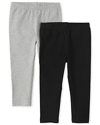 Girls Capri Leggings 2-Pack