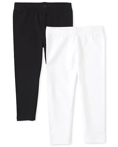 Girls Capri Leggings 2-Pack